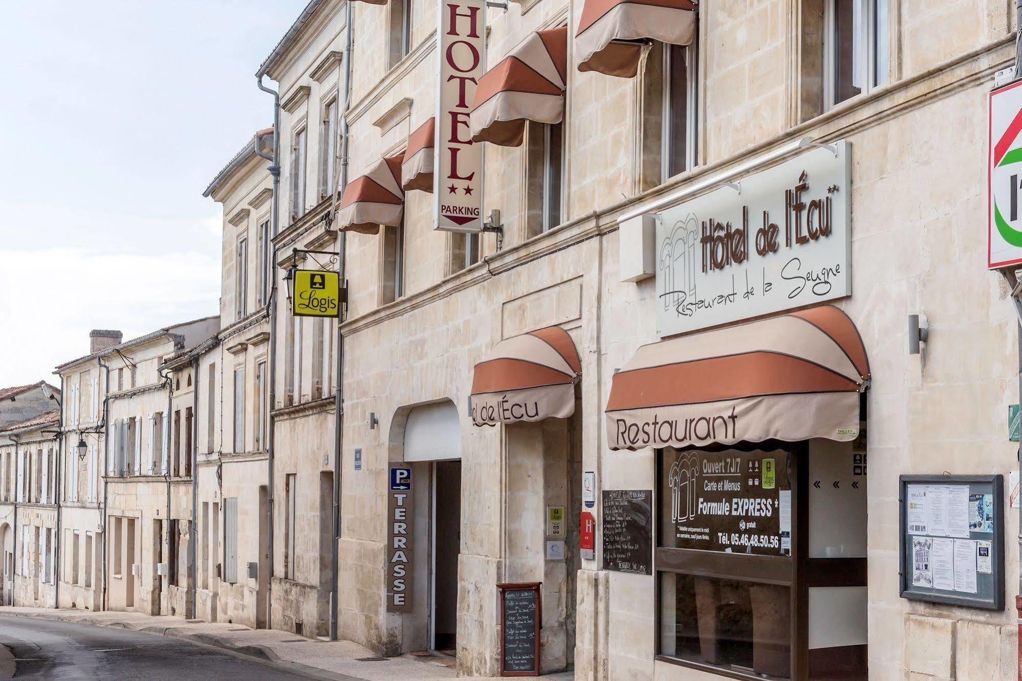 Hotel Restaurant De L'Ecu Jonzac Exteriér fotografie